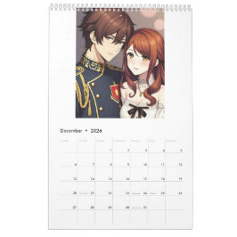 2026 Anime-agenda (Afbeeldingen gemaakt door Grok) Kalender