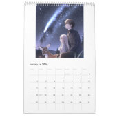 2026 Anime Calendar (Images created by Grok) Kalender (Jan 2026)
