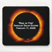 2026 Annular Ring of Fire Solar Eclipse Muismat (Voorkant)