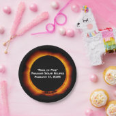 2026 Annular Ring of Fire Solar Eclipse Papieren Bordje (Feest)