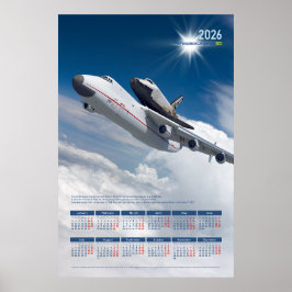 2026 Antonov An-225 Mriya-herdenkingsposter Agenda Poster