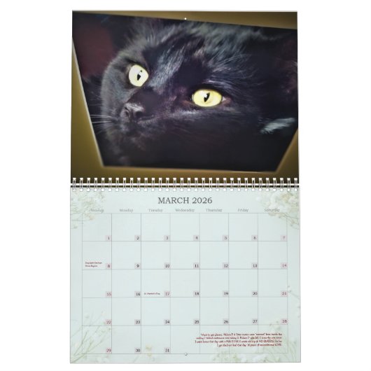 2026 Aristocats Calendar Kalender (Mar 2026)