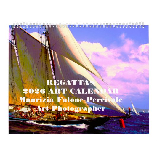 2026 ART Regattas by Maurizia Falone Percivale   Kalender (Hoes)