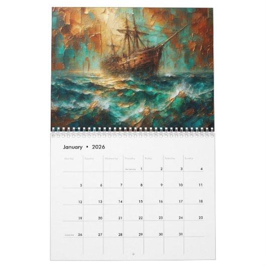 2026 Artistic Impressions Calendar (Australian) Kalender (Jan 2026)
