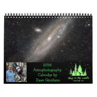 2026 Astrofotografie Agenda door Dave Giordano Kalender