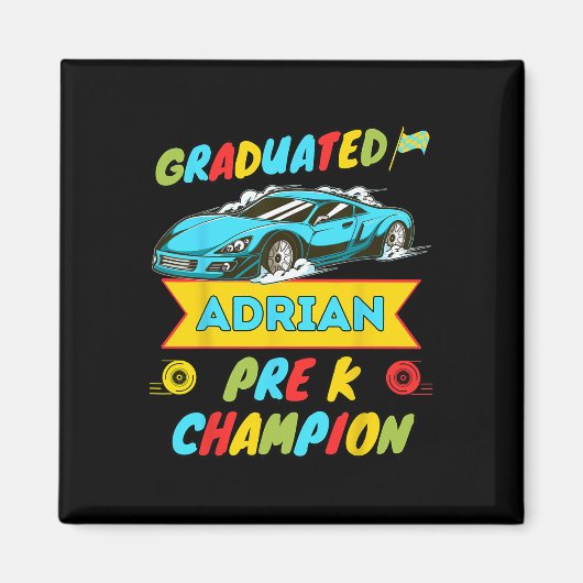 2026 Auto Adrian Gepersonaliseerde Laatste Dag Van Magneet (Voorkant)