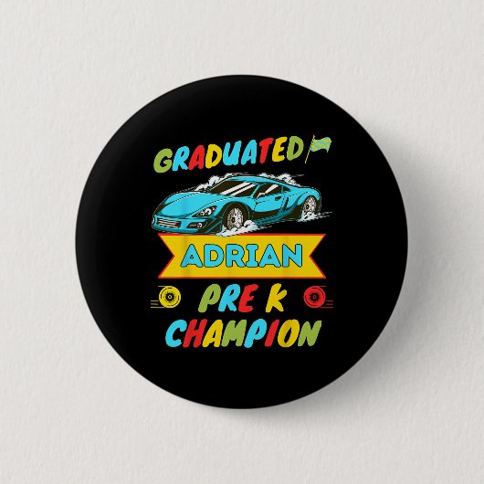 2026 Auto Adrian Gepersonaliseerde Laatste Dag Van Ronde Button 5,7 Cm (Voorkant)