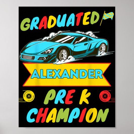 2026 Auto Alexander Persoonlijke Laatste Dag Van P Poster (Voorkant)