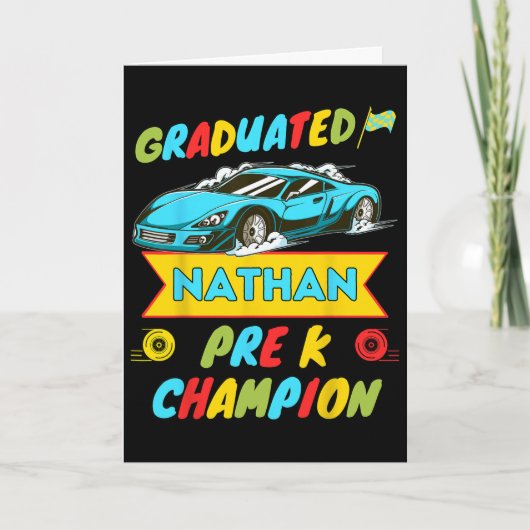 2026 Auto Nathan Gepersonaliseerde Laatste Dag Van Kaart (Voorkant)