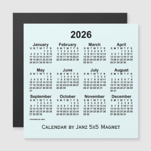 2026 Azure Agenda door Janz 5x5 Magneet