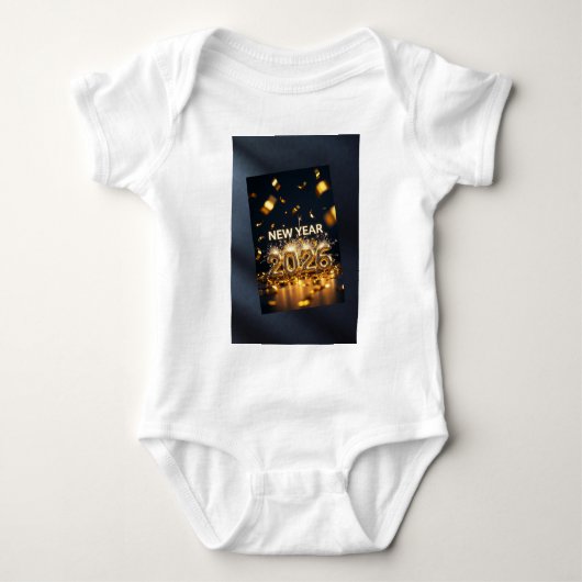 2026 Baby Bodysuit - Cute Festive Infant One-Piece (Voorkant)