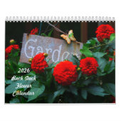 2026 Back Deck Flower Calendar Kalender (Hoes)