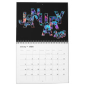 2026 Begin het jaar BRIGHT met deze elektrische gl Kalender (Jan 2026)