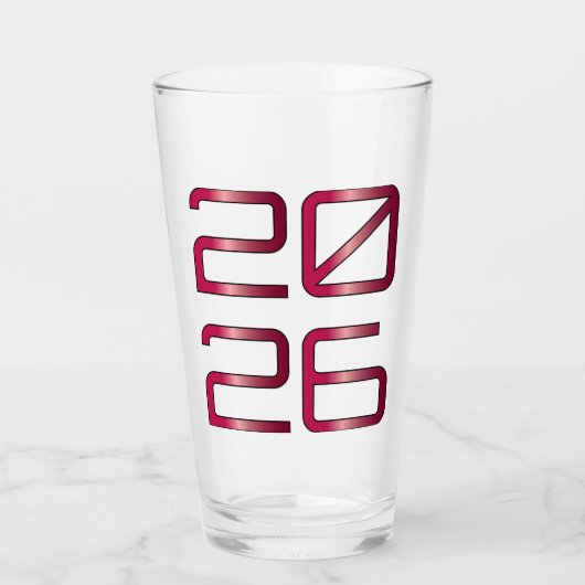 2026 bekerglas 🥃 glas (Voorkant)