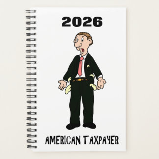 2026 Belastingplanner IRS grap belastingdag humor Planner