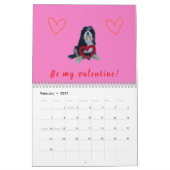 2026 Bernedoodle foto kalender (Feb 2027)