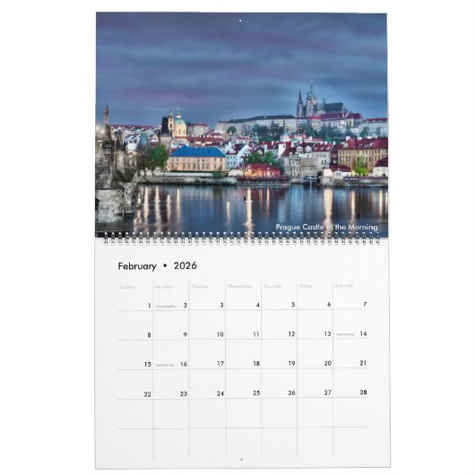 2026 Best of Prague Calendar Kalender (Feb 2026)
