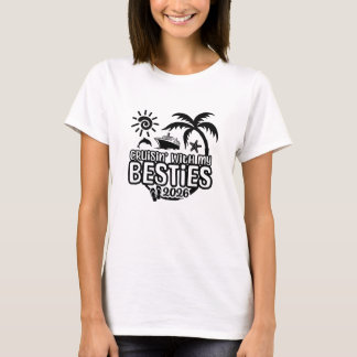 2026 Beste Vriendinnen Cruise met cruiseschip T-shirt