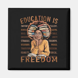 2026 Black History Month Onderwijs Is Vrijheid Zwa Magneet