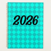 2026 Blauwgroen Planner (Voorkant)