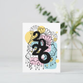 2026 Bloei na de regen Briefkaart (Staand voorkant)