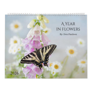 2026 Bloemen Fotografie Wandkalender Kalender