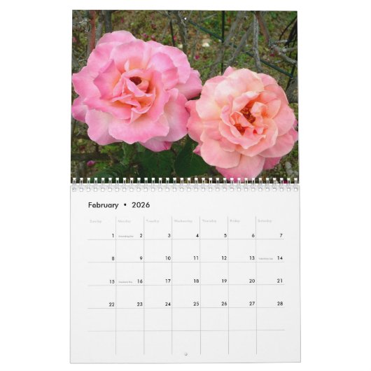 2026 Bloemenkalender Kalender (Feb 2026)