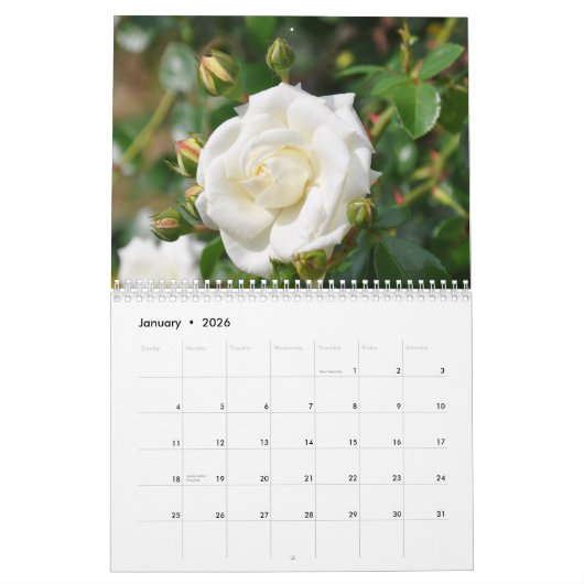 2026 Bloemenkalender Kalender (Jan 2026)