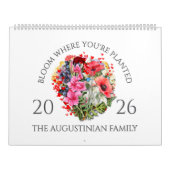 2026 BLOOM WHERE PLANTED Christian Birth Month  Kalender (Hoes)