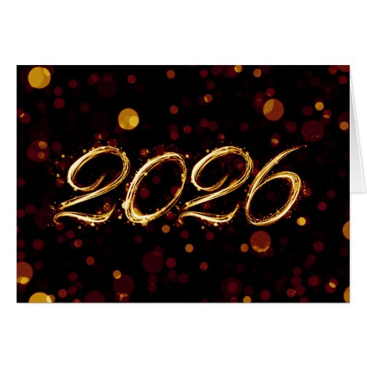 2026 bokeh lichten nieuwjaar (Voorkant Horizontaal)