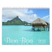2026 Bora Bora landschapsfotografie Kalender (Hoes)