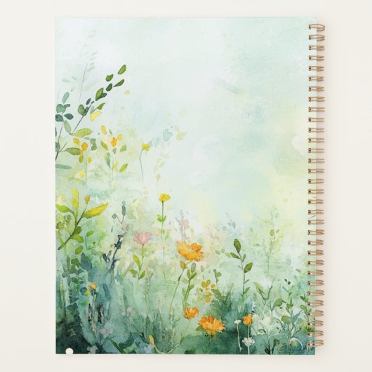 2026 Botanical Cat Planner | Minimal Cat Planner (Achterkant)