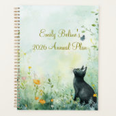2026 Botanical Cat Planner | Minimal Cat Planner (Voorkant)