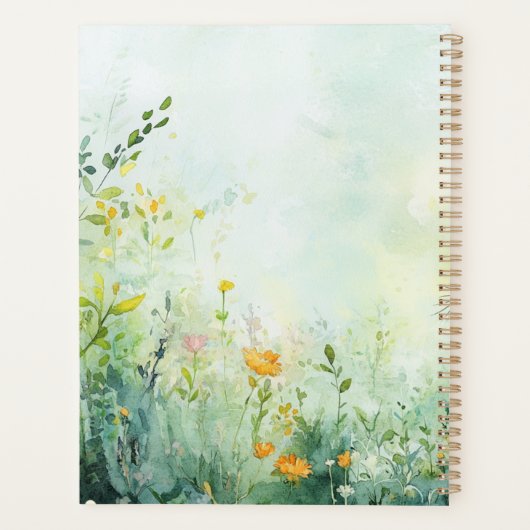 2026 Botanical Cat Planner | Minimal Cat Planner (Achterkant)