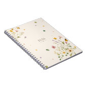 2026 Botanisch Bloemenspiralschrift | Notitieboek (Rechterzijde)