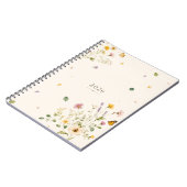2026 Botanisch Bloemenspiralschrift | Notitieboek (Linkerzijde)