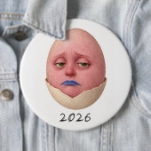 2026 Breakdown Extra Large Badge Ronde Button 6,0 Cm (In situ)