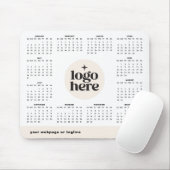 2026 Business Branded Marketing Calendar Muismat (Met muis)