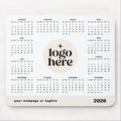 2026 Business Branded Marketing Calendar Muismat (Voorkant)