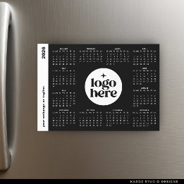 2026 Business Logo Full Year Magnetic Calendar