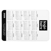 2026 Business Logo Magnet Calendar Magneet (Horizontaal)