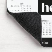 2026 Business Logo Voljaar Kalender Muismat (Hoek)