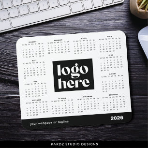 2026 Business Logo Voljaar Kalender Muismat