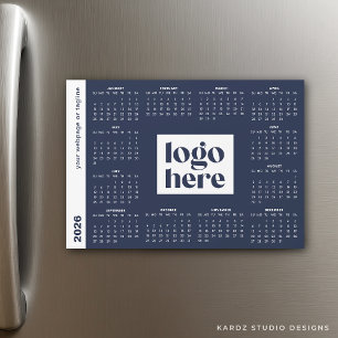 2026 Business Navy Blue Branded Voljaar Kalender