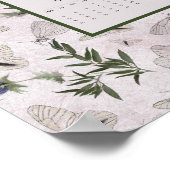 2026 Butterflies Thistle Wall Calendar Poster (Hoek)