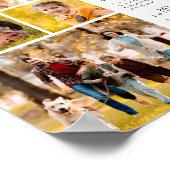 2026 Calendar 4 Photo Collage Personalized Poster (Hoek)