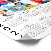 2026 Calendar 6 Photo Collage Personalized Poster (Hoek)