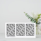 2026 Calendar Add 3 Photos Card (Staand voorkant)