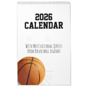 2026 Calendar Basketball Inspirational Quotes  Kalender (Hoes)