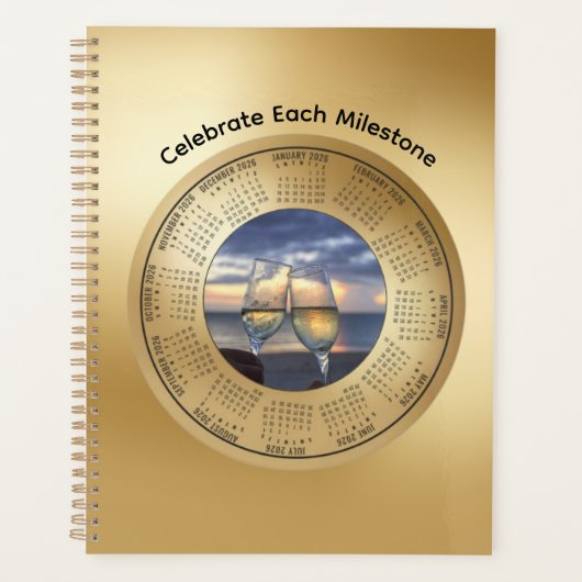 2026 Calendar Celebrate Each Milestone Planner (Voorkant)
